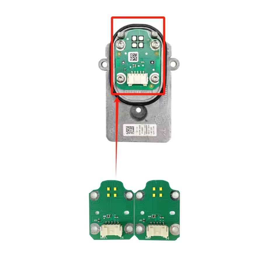 Mercedes-Benz LED DRL Module — W205 C-Class / C217 / GLA (C300 · C350e · GLA180 · GLA200)